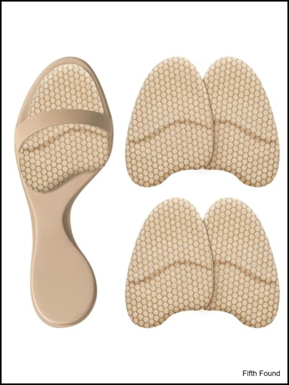 Ball of Foot Cushions Gel Suede Non-Slip Metatarsal Pads for High Heels